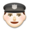 Police Officer - Light emoji on LG